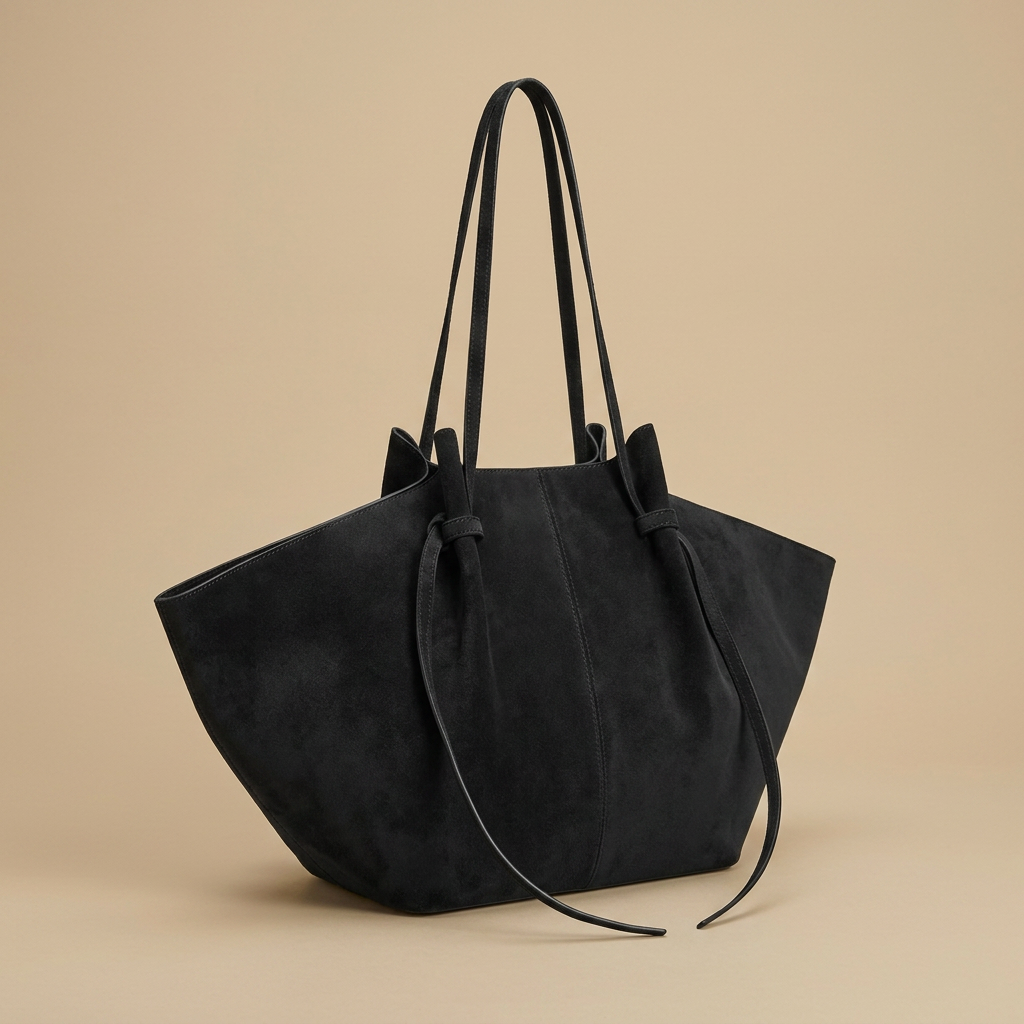 Bolso Tote con Detalle de Corbata