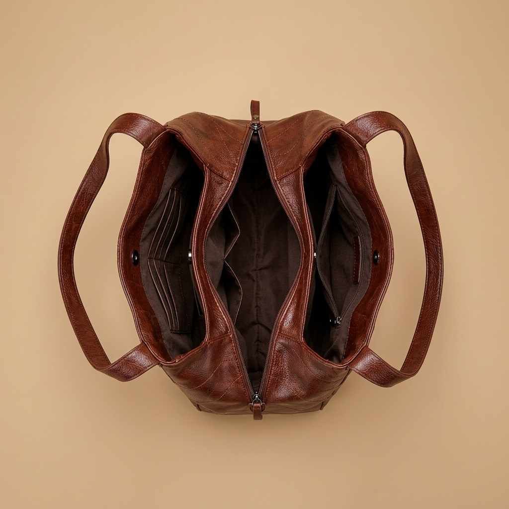 Bolso Hobo para Mujeres - Gran Bolso de Cuero para Hombro