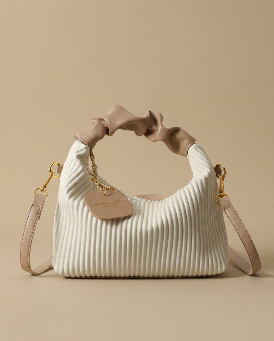 Bolso Cruzado con Asa Plisada