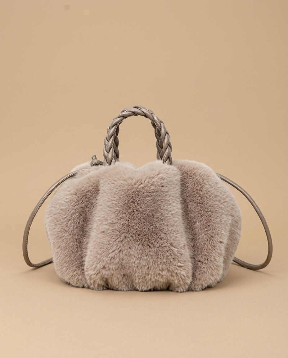 Bolso Cruzado Diseño Nube de Felpa