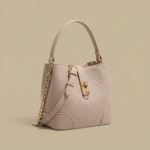 Bolso de Hombro con Acolchado de Diamante