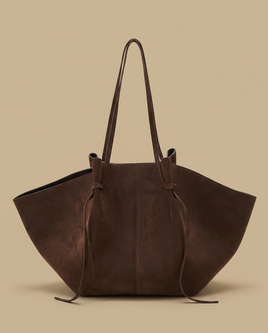 Bolso Tote con Detalle de Corbata