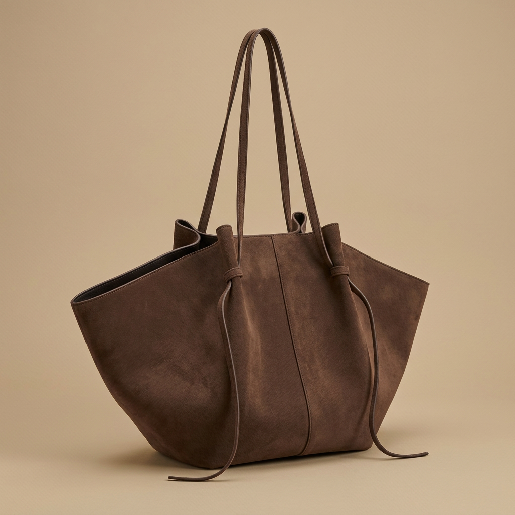 Bolso Tote con Detalle de Corbata