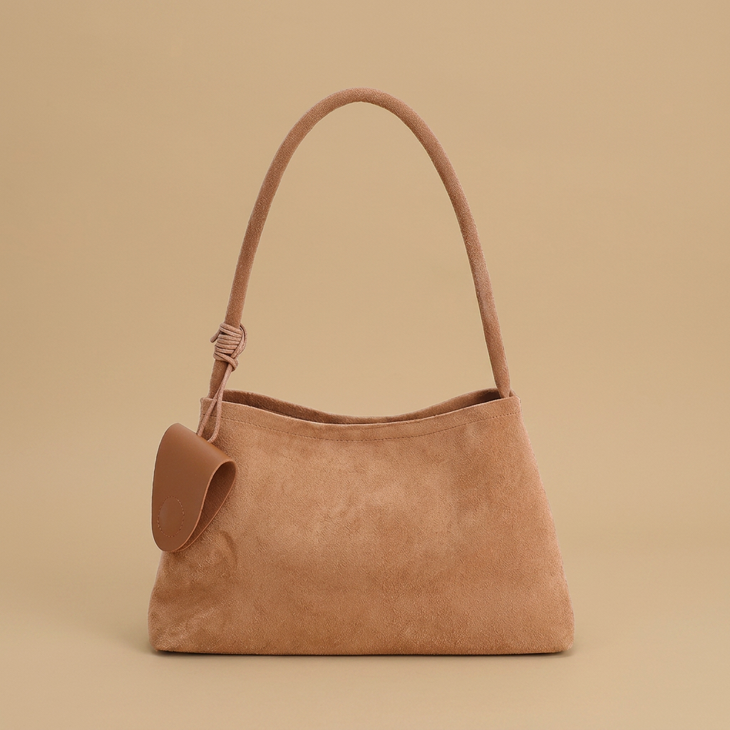 Bolso de Hombro de Ante para Mujeres Mini Bolso de Mano
