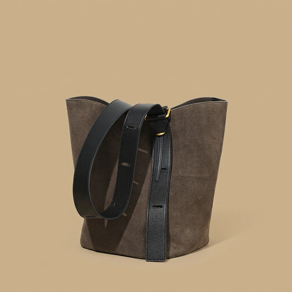 Bolso de Hombro con Cuero Mate