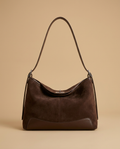 Bolso de Hombro con Panel Base en Contraste