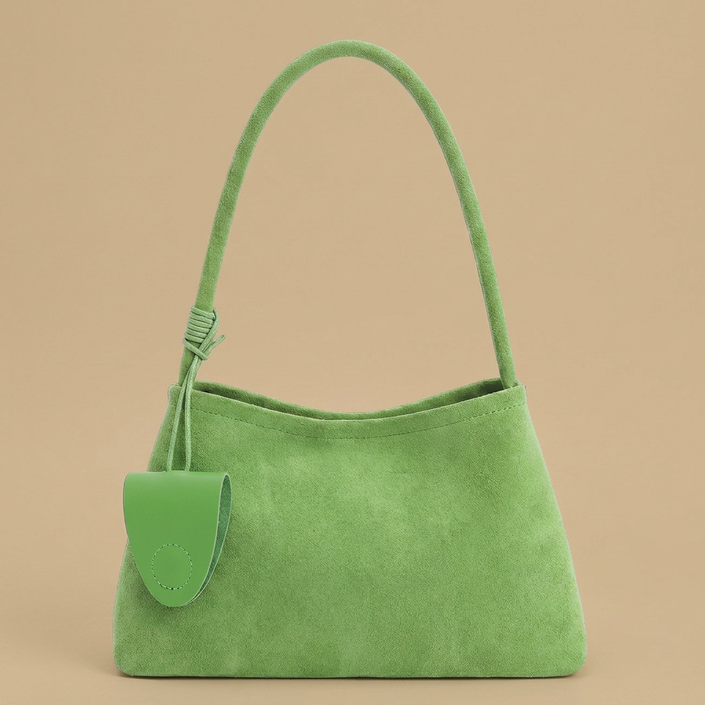 Bolso de Hombro de Ante para Mujeres Mini Bolso de Mano