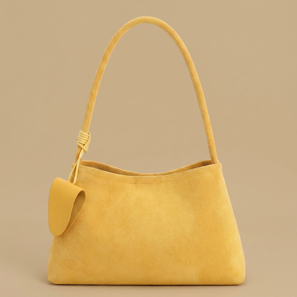 Bolso de Hombro de Ante para Mujeres Mini Bolso de Mano