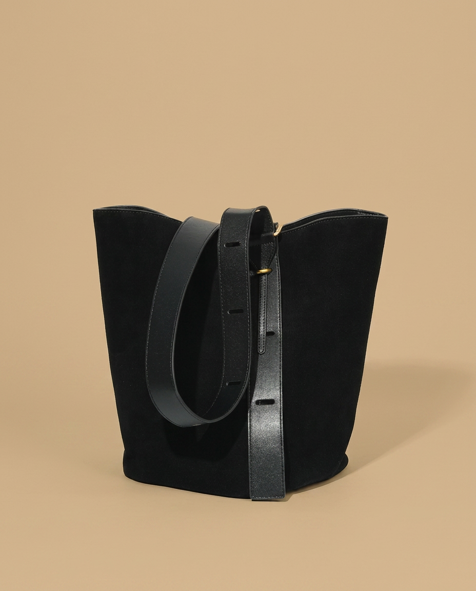 Bolso de Hombro con Cuero Mate