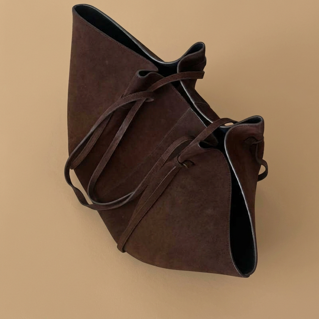 Bolso Tote con Detalle de Corbata