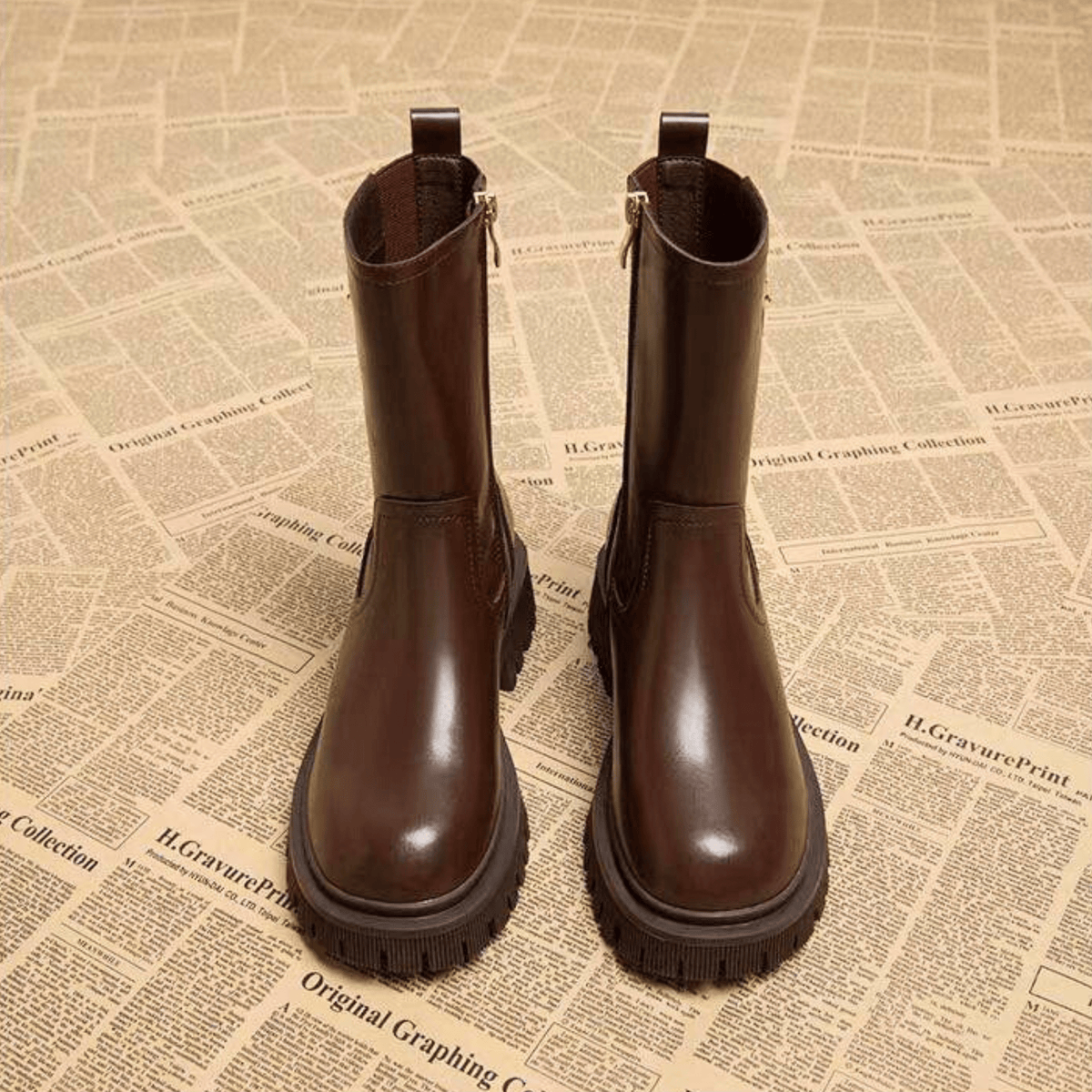 Lorence – Stivali in stile equestre con fibbia